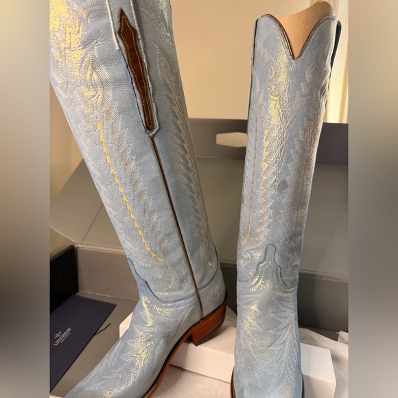 Lucchese indigo blue 4028 size 9B - Picture 5 of 12